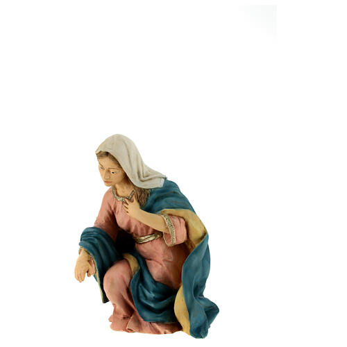 Heilige Familie, 3 Teile, Statuen, aus bruchfestem Material, für 21 cm Krippe, AUßEN 3