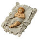 Nativité 3 pcs crèche beige or matière incassable 40 cm s2