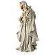 Natività 3 pz presepe beige oro materiale infrangibile 40 cm s4