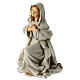 Holy Family set 3 pcs unbreakable material beige gold 40 cm s3