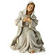 Holy Family set 3 pcs unbreakable material beige gold 40 cm s6
