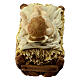 Infant Jesus in his crib, resin statue for 21 cm Nativity Scene s4