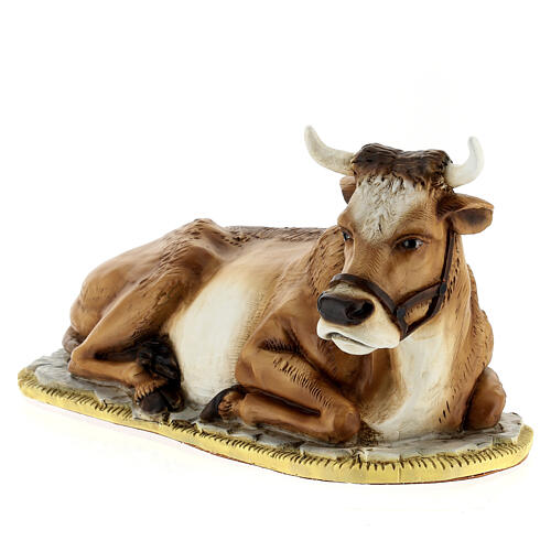 Ox statue for unbreakable Nativity Scene of 30 cm 3