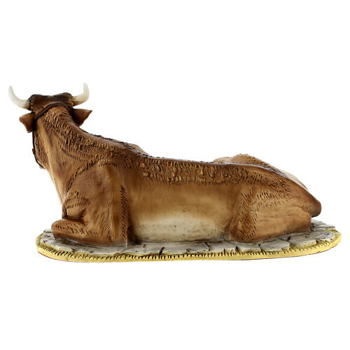 Ox statue for unbreakable Nativity Scene of 30 cm 5