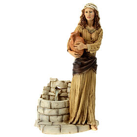 Frau mit Amphore, Statue, aus Resin, für 21 cm Krippe