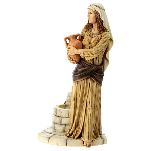 Woman with jar, resin statue for 21 cm Nativity Scene 2