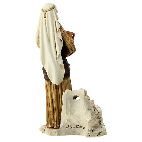 Woman with jar, resin statue for 21 cm Nativity Scene 4