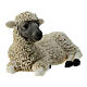 Sheep lying down, resin statue for 16 cm Nativity Scene s3