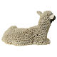 Young sheep lying down, resin statue for 21 cm Nativity Scene s4