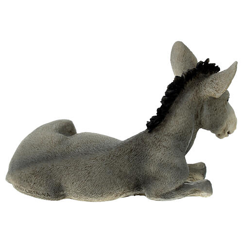 Burro estatua belén resina 21 cm 4