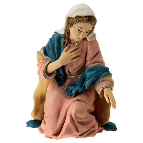 Virgen estatua belén resina 16 cm 1
