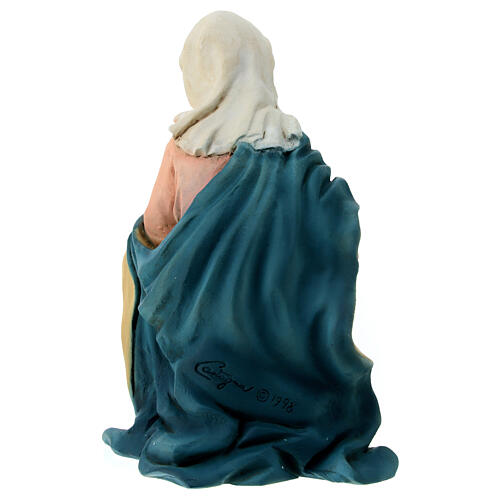 Virgen estatua belén resina 16 cm 4