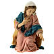 Virgen estatua belén resina 16 cm s1