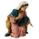 Vierge Marie statuette crèche résine 16 cm s3