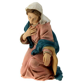 Madonna statua presepe resina 16 cm