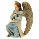 Angel statue in resin, 21 cm nativity s2