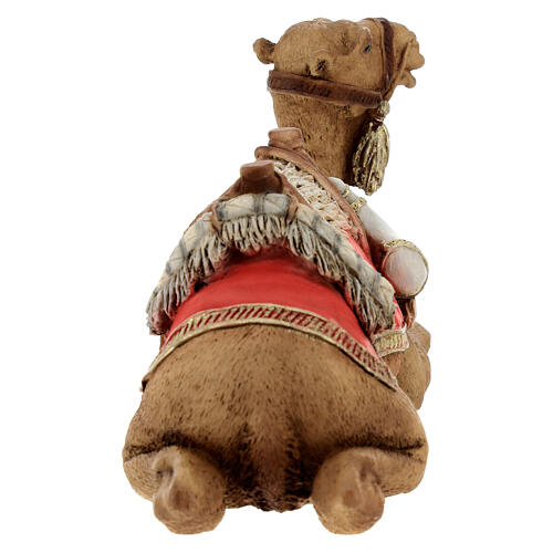 Figurka dromader siedzący z żywicy szopka 21 cm 6