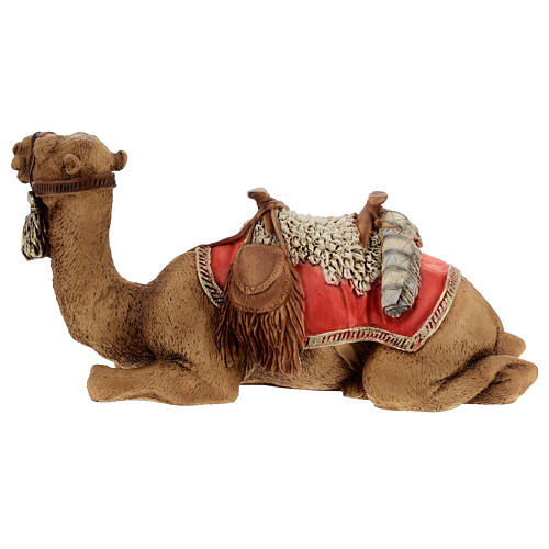 Sitting dromedary figurine, resin nativity scene 21 cm 4