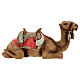 Sitting dromedary figurine, resin nativity scene 21 cm s1