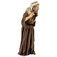 Resin shepherd with lamb on shoulders 16 cm nativity s3