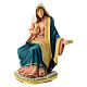 Statue of Virgin Mary, beige and golden Nativity Scene of 40 cm, unbreakable material s1