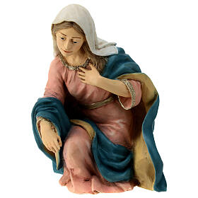 Estatua Virgen belén resina 21 cm