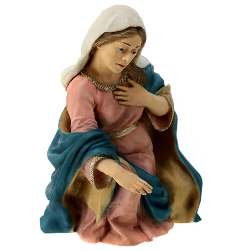 Estatua Virgen belén resina 21 cm 3