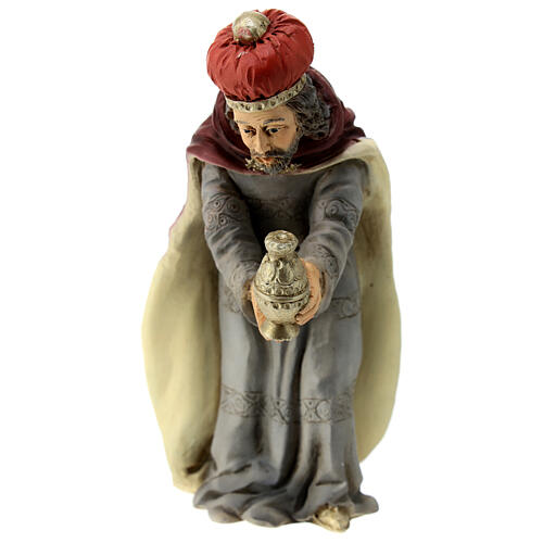 Wise man statue myrrh resin nativity scene 16 cm 1