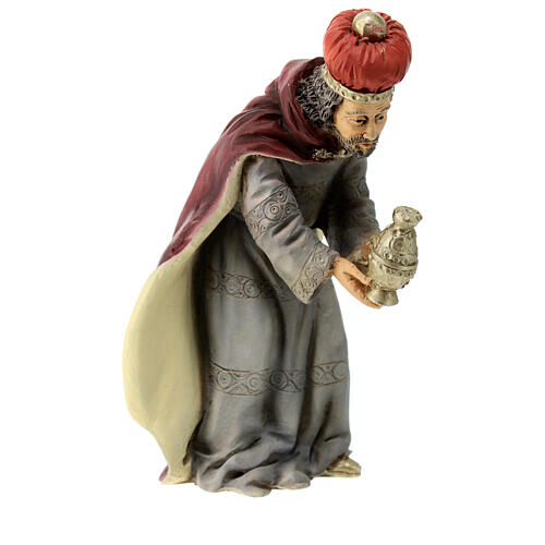 Wise man statue myrrh resin nativity scene 16 cm 3