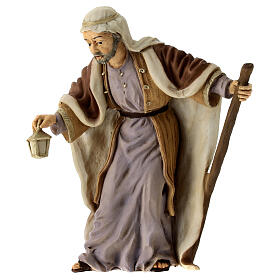 Heiliger Josef, Statue, aus bruchfestem Material, für 16 cm Krippe, AUßEN