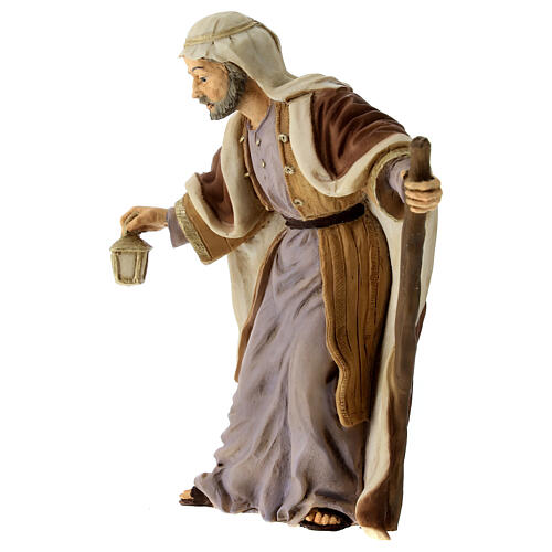 Heiliger Josef, Statue, aus bruchfestem Material, für 16 cm Krippe, AUßEN 2