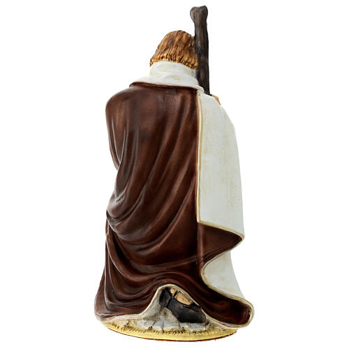 Saint Joseph statue for unbreakable Nativity Scene of 30 cm 4