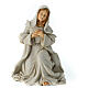 Statue of Mary, beige and golden Nativity Scene of 40 cm, unbreakable material s1