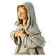 Statue Vierge Marie Nativité beige or incassable crèche Shabby Chic 40 cm s4