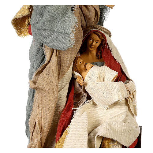 Nativity of 30 cm, Hope collection, resin and fabric 4