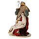 Nativity Holy Family 30 cm Light of Hope resin and fabric s5