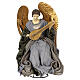 Angel sitting with a mandolin 35x20x20 cm Celebration Nativity Scene s1