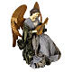 Angel sitting with a mandolin 35x20x20 cm Celebration Nativity Scene s4