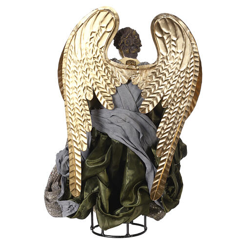Seated angel with mandolin 35x20x20 cm Celebration 5