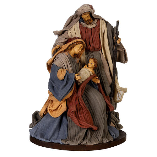 Nativity of 30 cm, Desert Light collection, resin and fabric 4