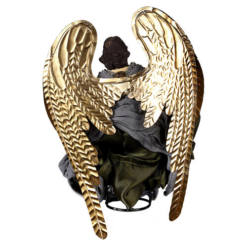 Seated angel statue lute 30x20x15 cm Celebration 5
