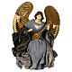 Seated angel statue lute 30x20x15 cm Celebration s1