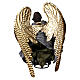 Seated angel statue lute 30x20x15 cm Celebration s5