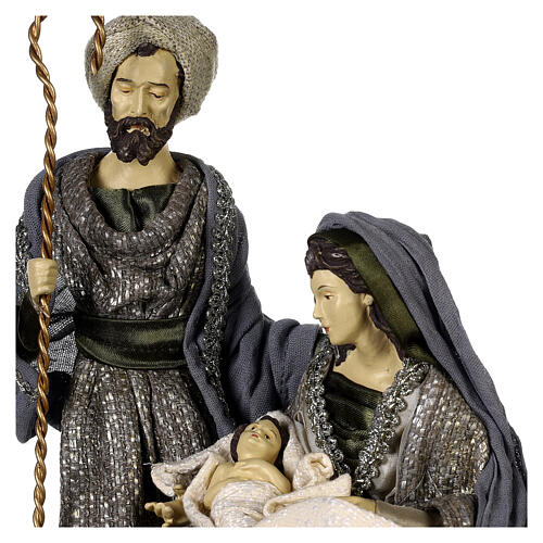Nativity of 30 cm, Celebration collection, resin and fabric 4