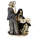 Nativity of 30 cm, Celebration collection, resin and fabric s5