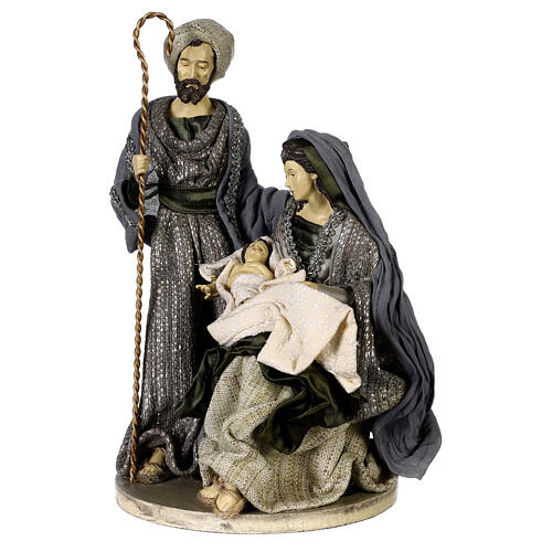 Nativité Celebration 30 cm résine et tissu 3