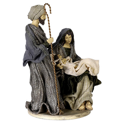 Nativité Celebration 30 cm résine et tissu 5