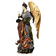 Christmas Angel with trumpet 50x20x20 cm Celebration resin and fabric s3
