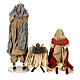 Hope Nativity set of 45 cm, resin and fabric s10