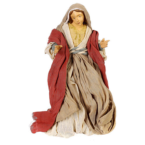 Holy Family nativity set 45 cm resin cloth Light of Hope 3
